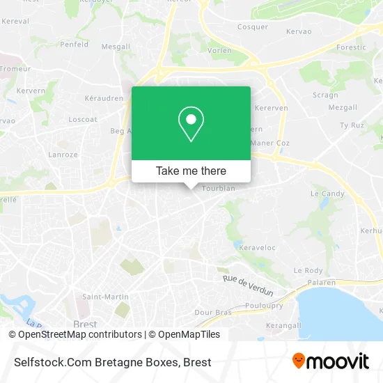 Selfstock.Com Bretagne Boxes map