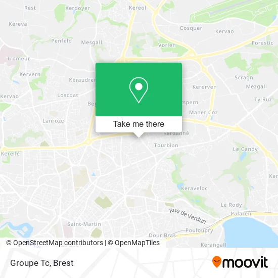 Groupe Tc map