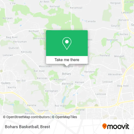 Bohars Basketball map
