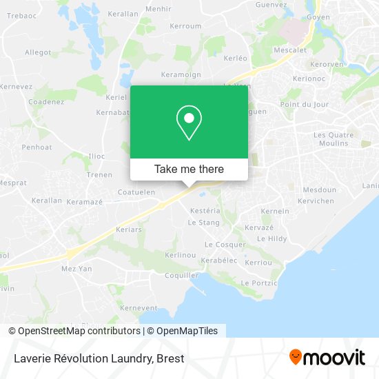 Laverie Révolution Laundry map