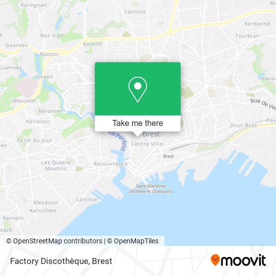 Factory Discothèque map