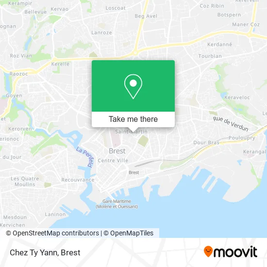 Chez Ty Yann map