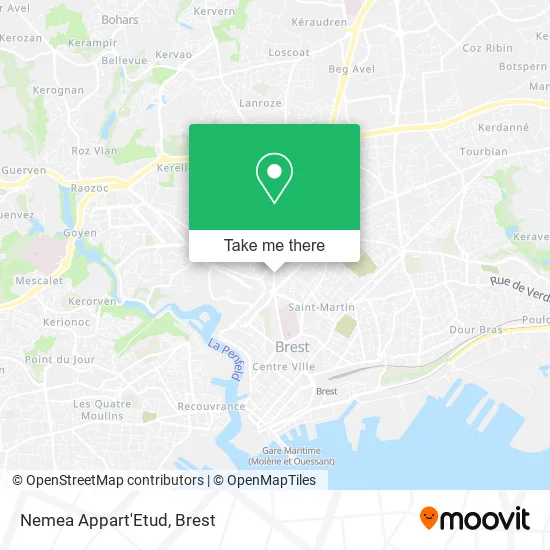 Nemea Appart'Etud map