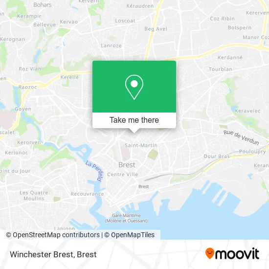 Winchester Brest map