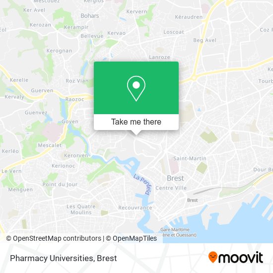 Pharmacy Universities map