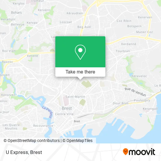 U Express map