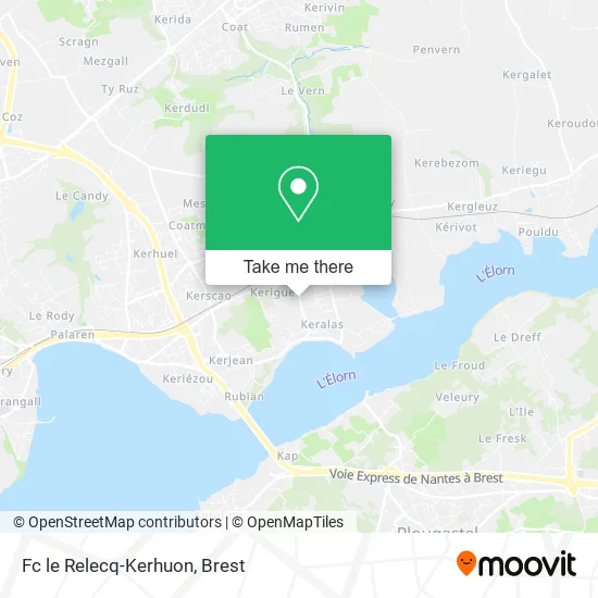 Fc le Relecq-Kerhuon map