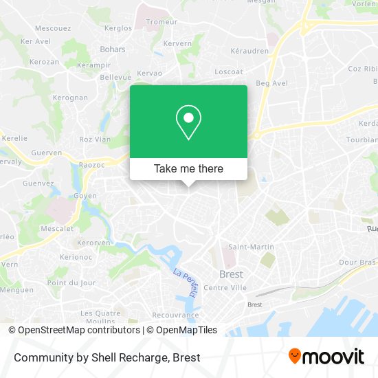 Community by Shell Recharge map