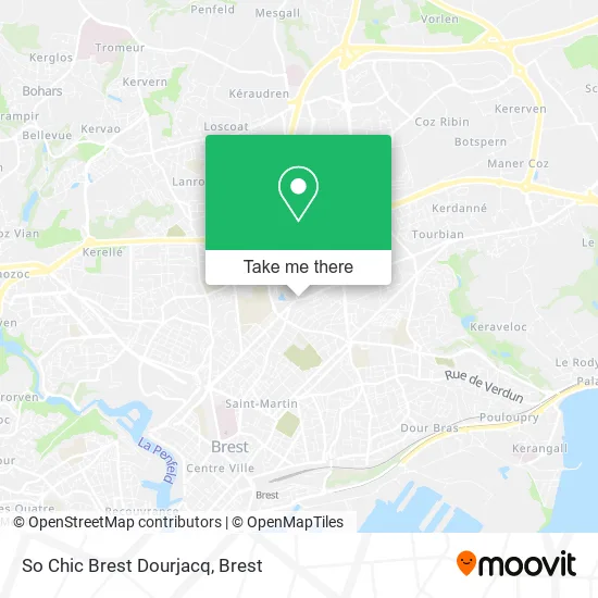 So Chic Brest Dourjacq map