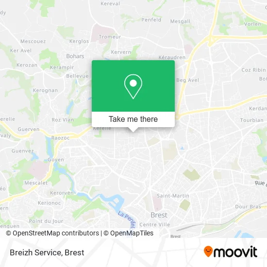 Breizh Service map