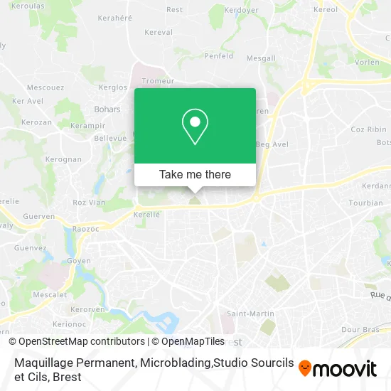 Maquillage Permanent, Microblading,Studio Sourcils et Cils map