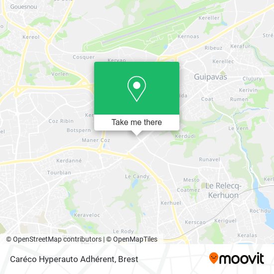 Caréco Hyperauto Adhérent map