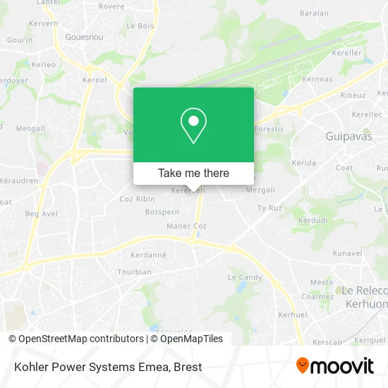 Kohler Power Systems Emea map