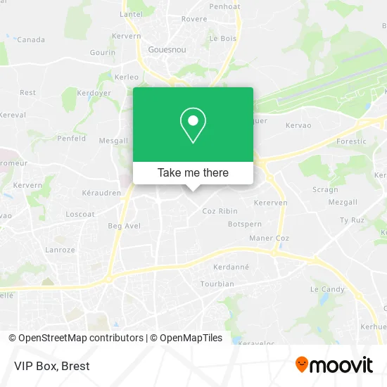 VIP Box map