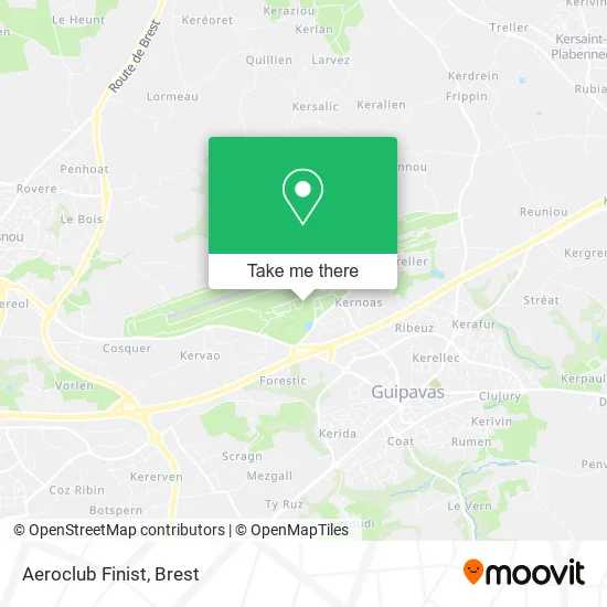 Aeroclub Finist map