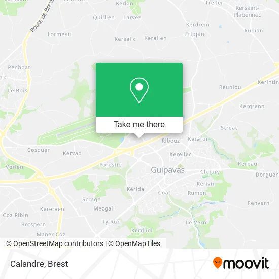 Calandre map
