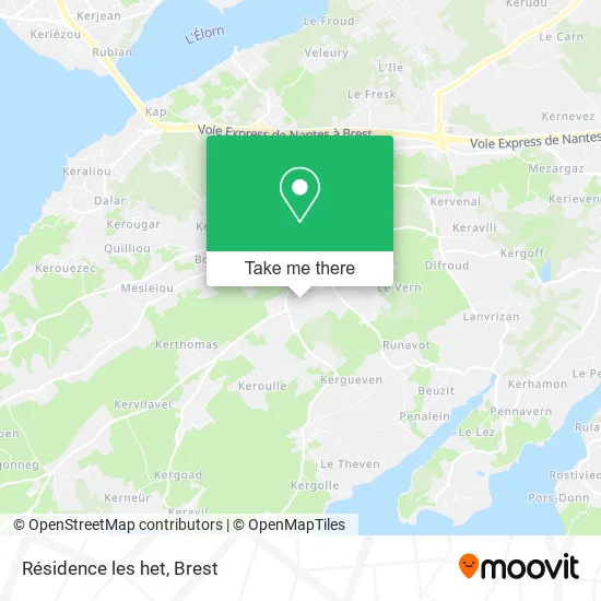 Résidence les het map