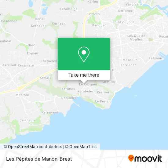 Les Pépites de Manon map