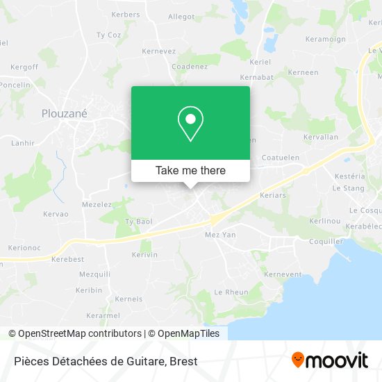 Pièces Détachées de Guitare map