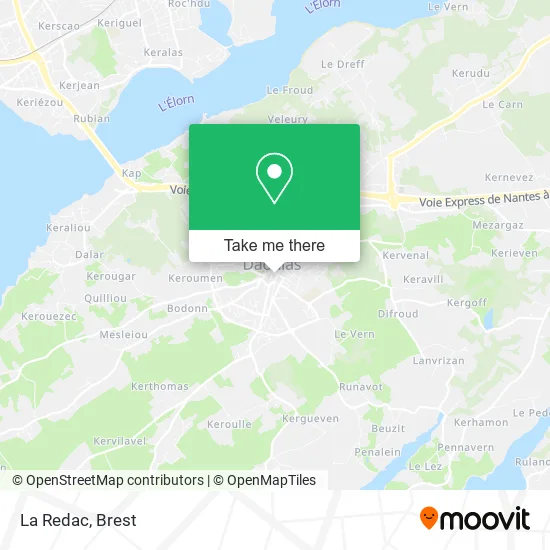 La Redac map
