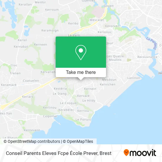 Conseil Parents Eleves Fcpe École Prever map