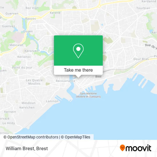 William Brest map