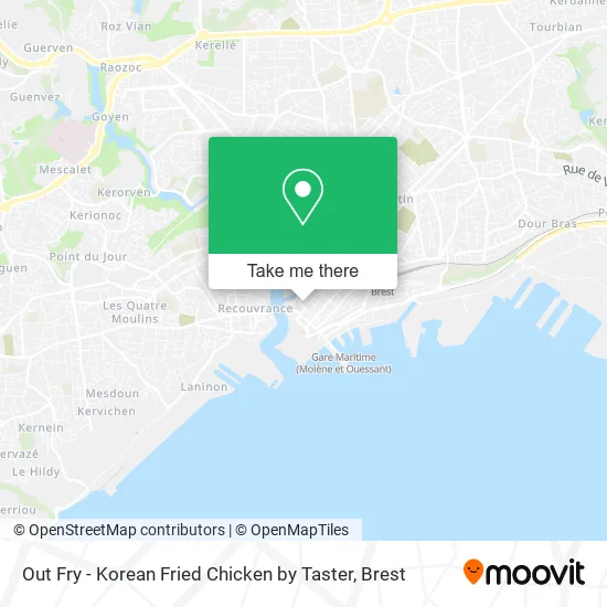 Out Fry - Korean Fried Chicken by Taster map