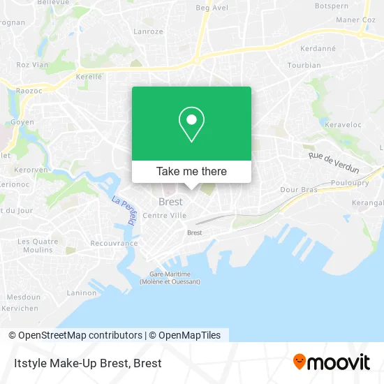 Itstyle Make-Up Brest map