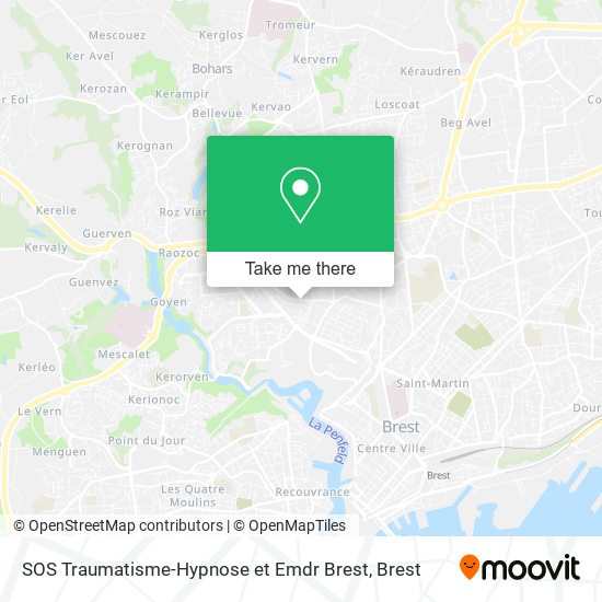 SOS Traumatisme-Hypnose et Emdr Brest map