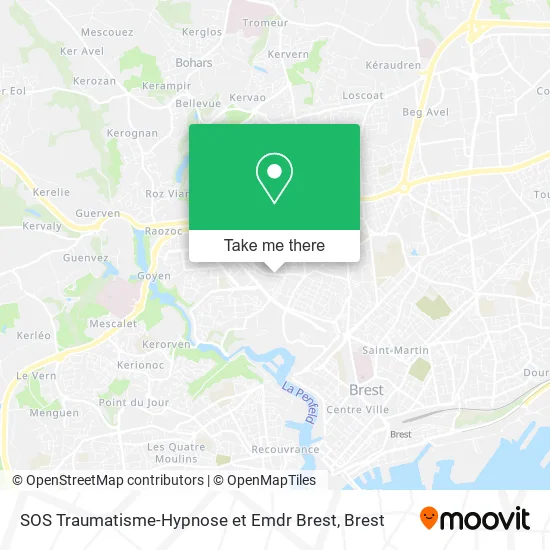 SOS Traumatisme-Hypnose et Emdr Brest map