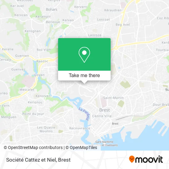 Société Cattez et Niel map