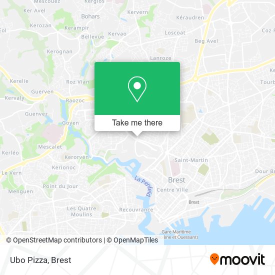 Ubo Pizza map