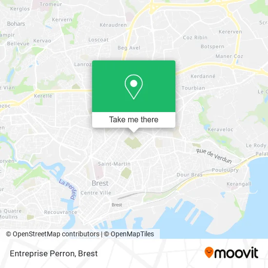 Entreprise Perron map