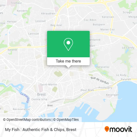 My Fish : Authentic Fish & Chips map