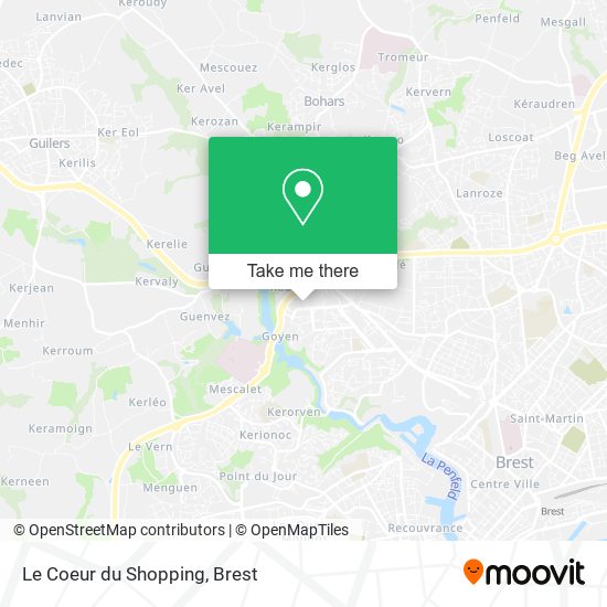 Le Coeur du Shopping map