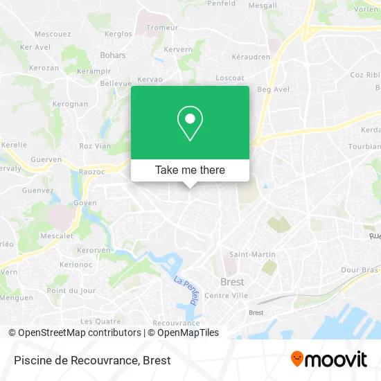 Piscine de Recouvrance map