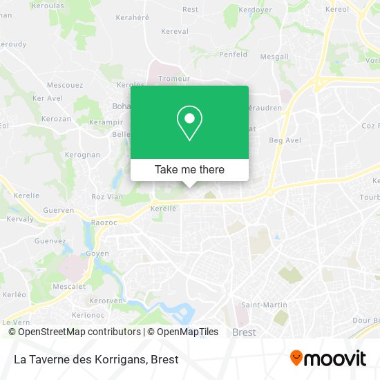 La Taverne des Korrigans map