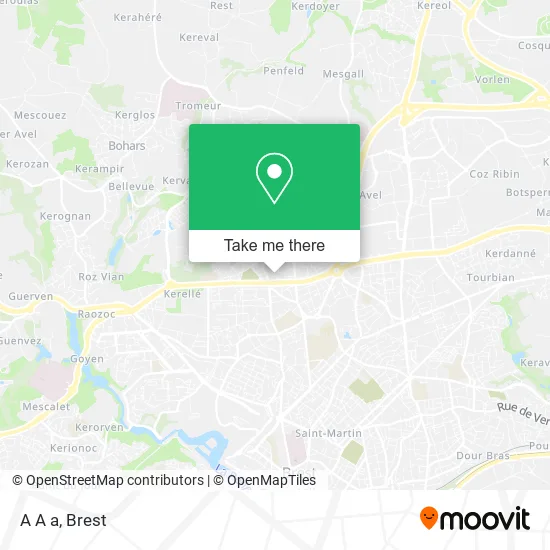 A A a map