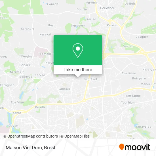 Maison Vini Dom map