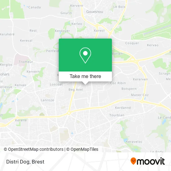 Distri Dog map