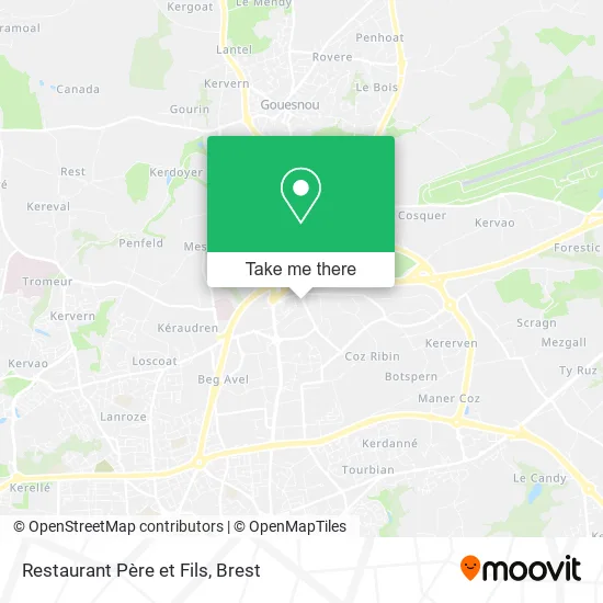 Restaurant Père et Fils map