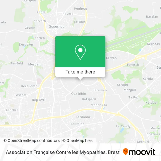 Association Française Contre les Myopathies map