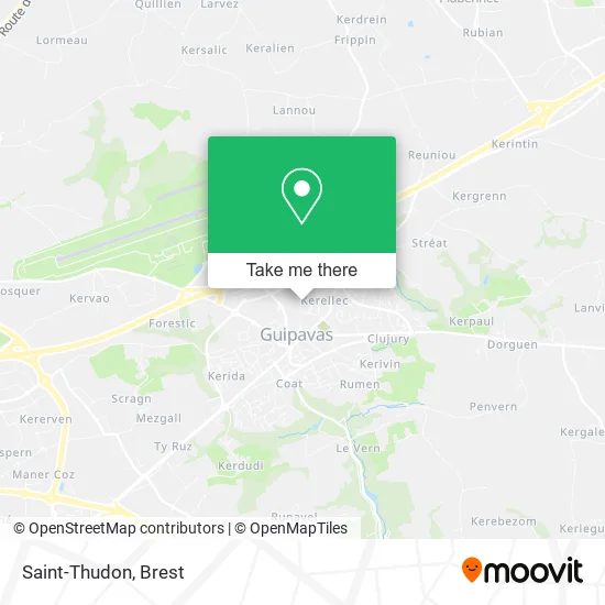 Saint-Thudon map