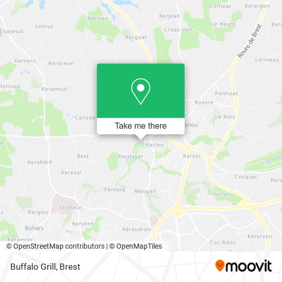 Buffalo Grill map