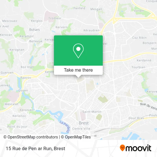 15 Rue de Pen ar Run map