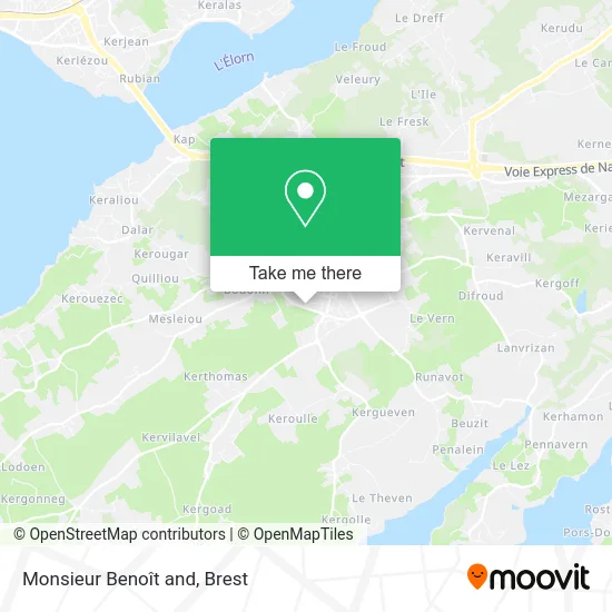 Mapa Monsieur Benoît and