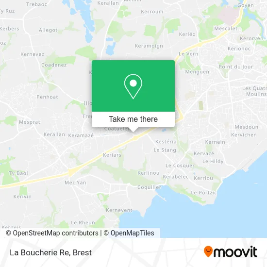 La Boucherie Re map