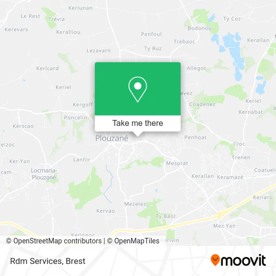 Rdm Services map