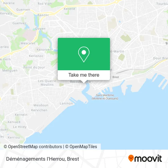 Déménagements l'Herrou map