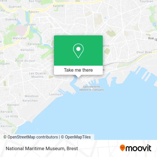 National Maritime Museum map